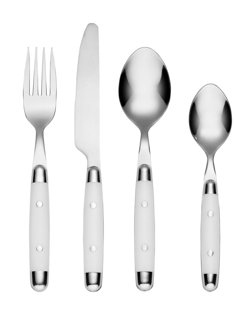 Jubilee White 16 Piece Flatware Set